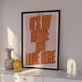 It's My House | Music Inspired Print | Disco Print | Music Poster | Wall Art | A5 A4 A3 | Disco | Bold | Typographic, thumbnail 3 of 6