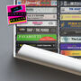 36th Birthday Print Music From 1990 Personalised Print, thumbnail 8 of 9