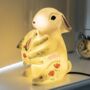 Personalised Mummy And Baby Rabbit Lamp, thumbnail 1 of 4