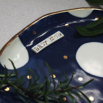 Personalised Cosmic Ceramic Platter Wedding Gift, 2 of 7
