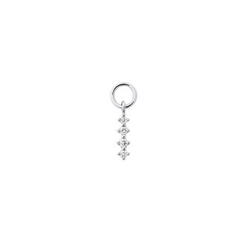 Cascade Crystal Earring Charm, 2 of 5