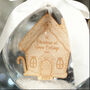 Personalised Festive House 1st Christmas At A New Home Bauble, thumbnail 2 of 7
