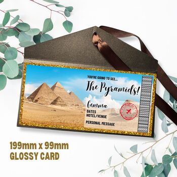 Personalised Pyramid Ticket, 2 of 4