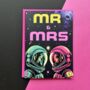 Mrs And Mrs Congrats Sci Fi Blank Card, thumbnail 1 of 2