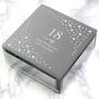 Personalised Birthday Diamante Glass Mini Jewellery Box, thumbnail 1 of 5
