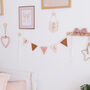 Pink Nursery Personalised Bunting, thumbnail 1 of 10