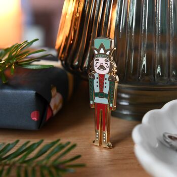 Nutcracker Enamel Pin Badge, 2 of 12