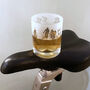 Cyclist's Etched Glass Tumbler, thumbnail 1 of 6