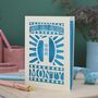 Personalised Papercut Starry First Birthday Card, thumbnail 1 of 6