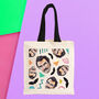 Tom Selleck Patterned Tote Bag, thumbnail 1 of 6