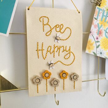Bee Happy Simple Embroidery Kit, 2 of 4
