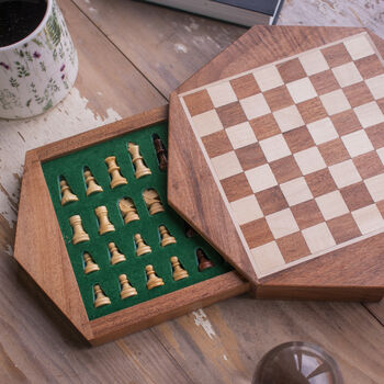 Wooden Octagonal Chess Set, 2 of 2