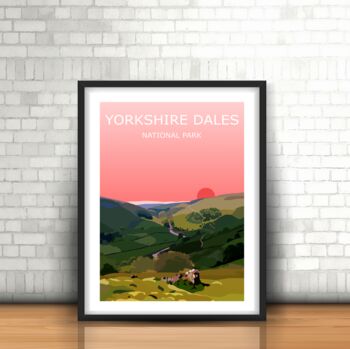 Yorkshire Dales National Park Art Print, 2 of 4