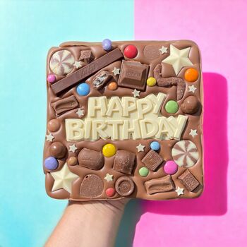 Happy Birthday Chocolate Slab, 2 of 3