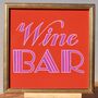 Wine Bar Interior Wall Art Typography Sign, thumbnail 6 of 6