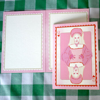 Queen Of Hearts Greetings Card, 3 of 3