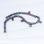 Heathered Peacock Silver Pearl Necklace, thumbnail 4 of 10