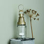 Decorative Antiqued Brass Lantern, thumbnail 1 of 3