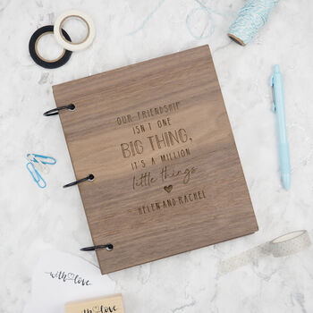 Personalised Scrapbook Photo Album For Best Friend, 9 of 10