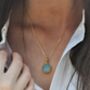 Amazonite Necklace Gold Plated, thumbnail 5 of 6
