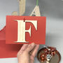 Personalised Letter Christmas Decoration And Card, thumbnail 7 of 12