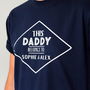 Personalised Diamond Daddy T Shirt, thumbnail 1 of 8
