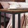 End Table With Castors Industrial Side Table, thumbnail 10 of 12