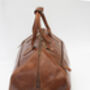 Woman's Small Leather Travel Holdall Bag, thumbnail 4 of 12