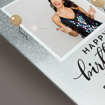 Personalised 18th Birthday Glitter Glass Photo Frame, 5 of 8