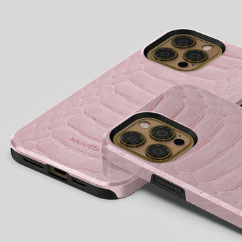 Pink Snakeskin Print Tough Case For iPhone, 4 of 4