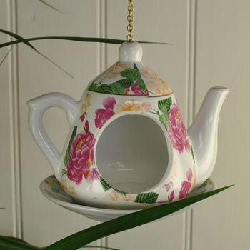 Vintage Teapot Bird Feeder, 3 of 5