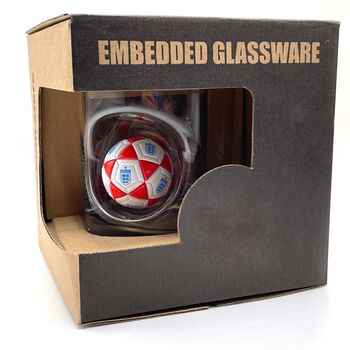 Personalised England Football Whisky Glass, 4 of 5