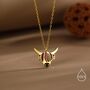 Sterling Silver Enamel Highland Cow Pendant Necklace, thumbnail 5 of 12
