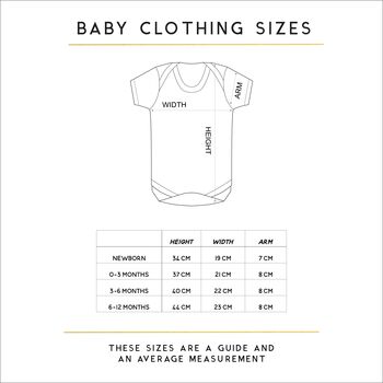 Personalised Palm Initial Baby Grow, 4 of 8