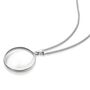 Sterling Silver Magnifying Glass Pendant, thumbnail 2 of 5