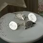 Silver Woodland Hedgehog Cufflinks, thumbnail 1 of 7