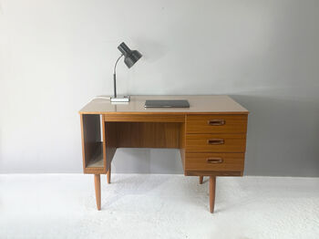 1970’s Mid Century Modern Desk By Schreiber Furniture, 2 of 12