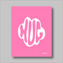 Hug Pink Print, thumbnail 1 of 2