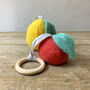 Pure Cashmere Apple Teether, thumbnail 1 of 9