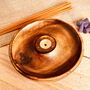 Handmade Mango Wood Incense Stick And Cone Holder Buddha, thumbnail 3 of 5