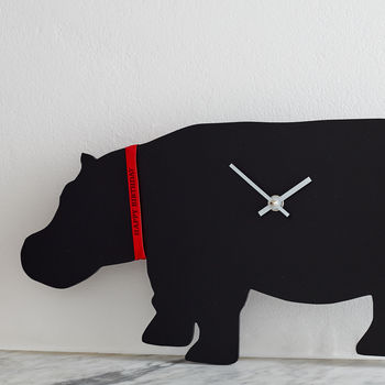 Hippo Clock With Wagging Tail, 3 of 4