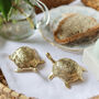 Brass Turtle Salt And Pepper Set, thumbnail 1 of 2