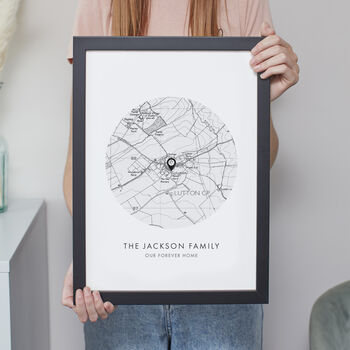 Personalised 'Our Special Place' Handmade Map Print, 3 of 11