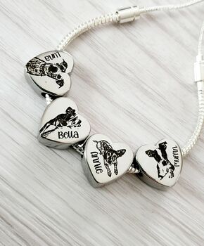 Photo Charm For Pandora Style Bracelets Or Snake Chains, 2 of 3