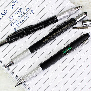 Gifts For Men Personalised Multi Tool Pen For Him, 4 of 10