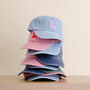 Custom Initial Embroidered Junior Vintage Cap, thumbnail 2 of 10