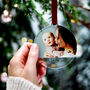 Personalised Photo New Born First Christmas Decoration, thumbnail 5 of 8