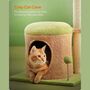 Cat Tree House Cat Tower Condo With Scratching Post, thumbnail 3 of 8