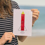 Blast Off Children's Rocket Greeting Card, thumbnail 4 of 4