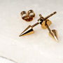 Spike Stud Earrings On A Customisable Gift Card, thumbnail 3 of 10
